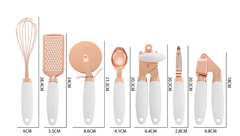 Elevate Your Cooking Experience with Our Copper Plated Kitchen Peeler Gadget Set