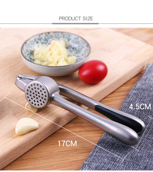 Unlock the True Flavor of Your Dishes with Our Manual Garlic Press Mashing Tool